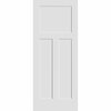 Codel Doors 36" x 80" Primed 3-Panel Mission Interior Shaker Slab Door 3068pri8403